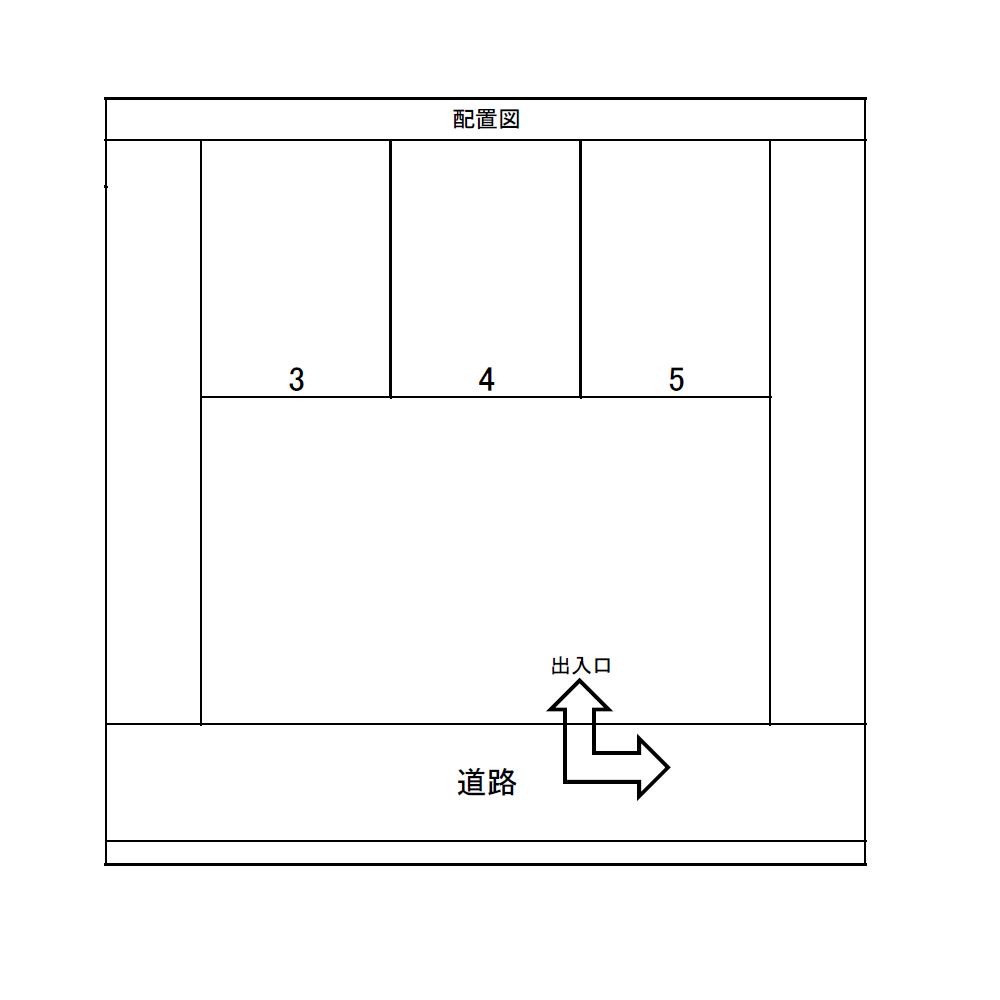 石原駐車場の駐車配置図