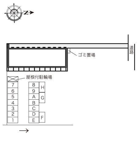 めぐみ(17573)の駐車配置図