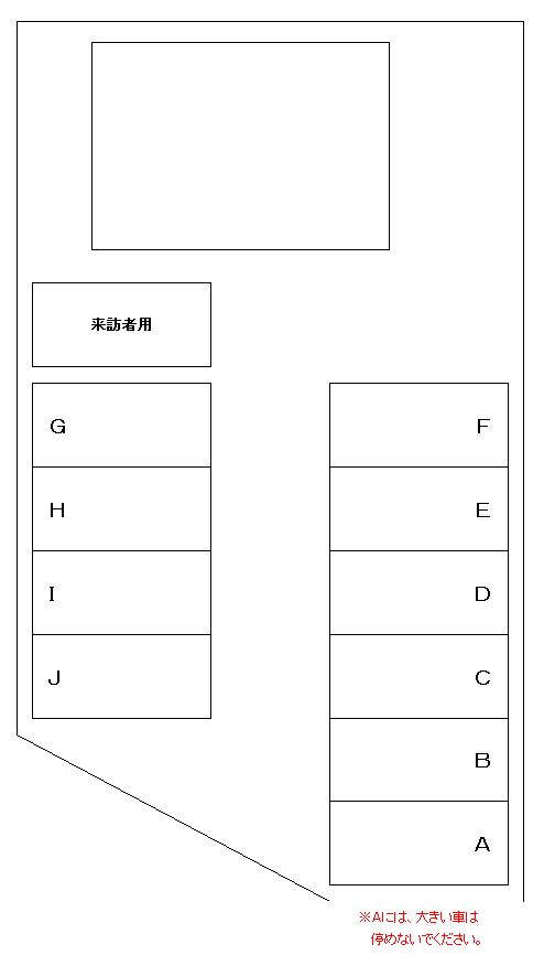 森東小鷹野駐車場の駐車配置図
