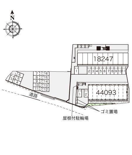 カサマ(18247)の駐車配置図