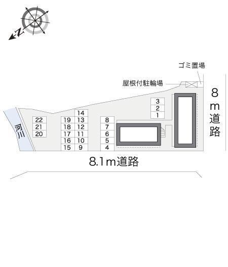 たるさか(23930)の駐車配置図