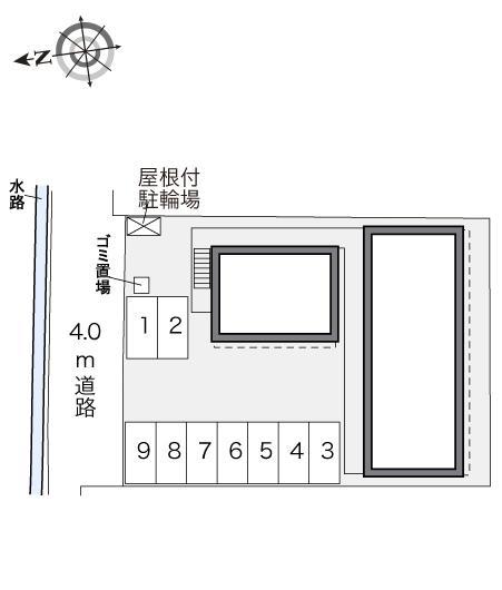 クレール(31520)の駐車配置図
