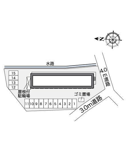 ヤマサＨＯＵＳＥ２４(25446)の駐車配置図