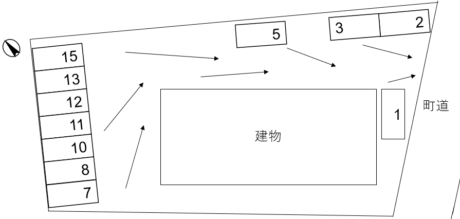 プレ グランの駐車配置図