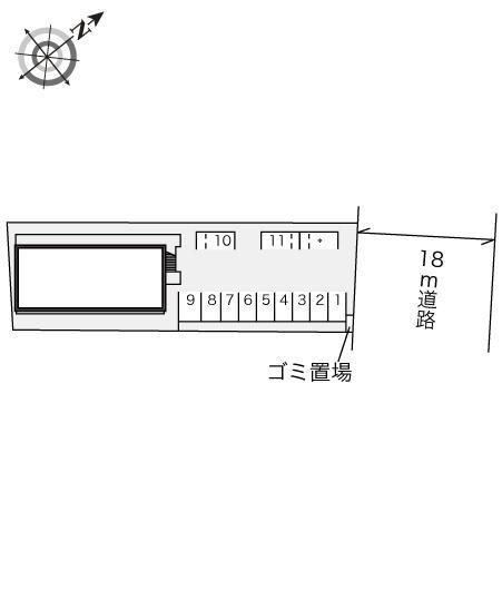 リッツ(23323)の駐車配置図