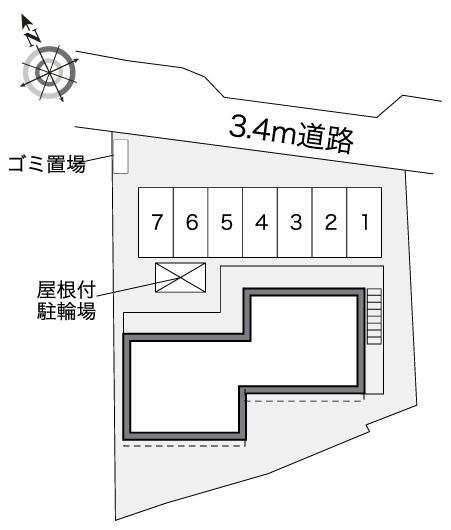 王子山の手町(41176)の駐車配置図