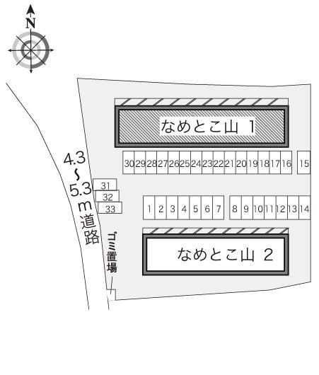 なめとこ山　１(20788)の駐車配置図