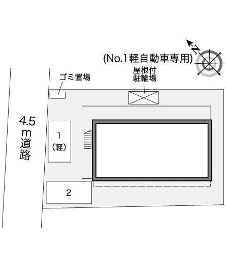 ホウセイ豊四季Ⅱ(26937)の駐車配置図