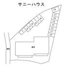 サニーハウスの駐車場