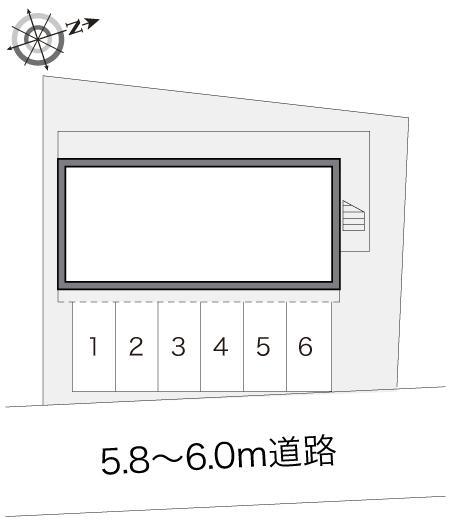 エスポワール堀の内(14821)の駐車配置図
