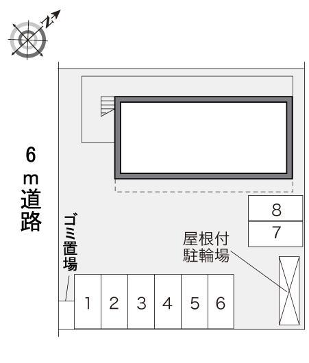 糸田橋西(16857)の駐車配置図