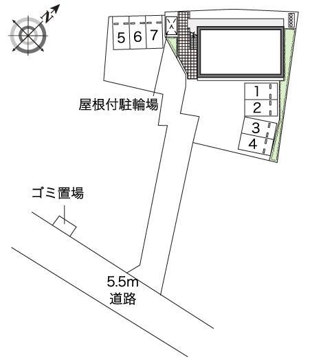 パーシモン(44056)の駐車配置図