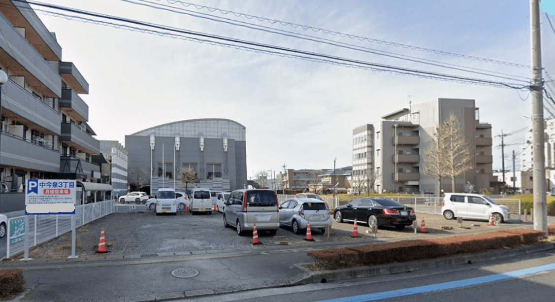 中今泉３丁目月極駐車場の外観・駐車場イメージ1枚目