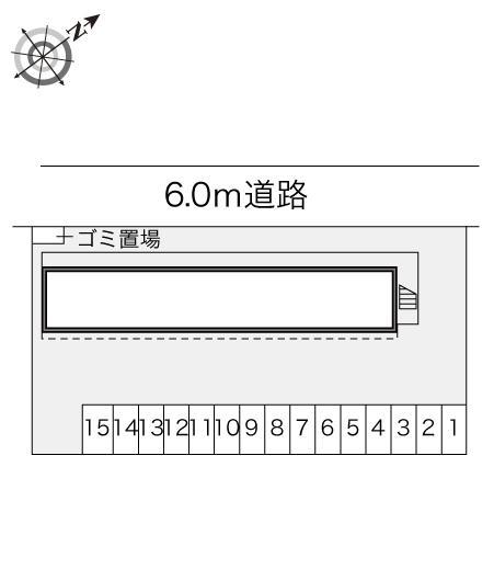 サンハイム(17745)の駐車配置図