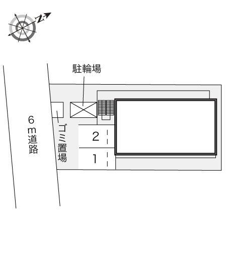 フラワリー(21867)の駐車配置図