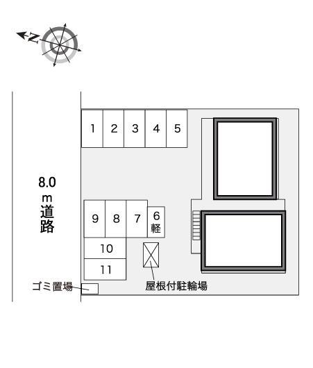 イオノプシス(40691)の駐車配置図