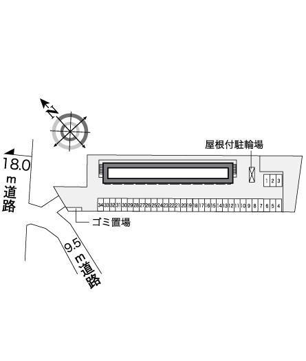 エスペールポナールⅡ(39566)の駐車配置図