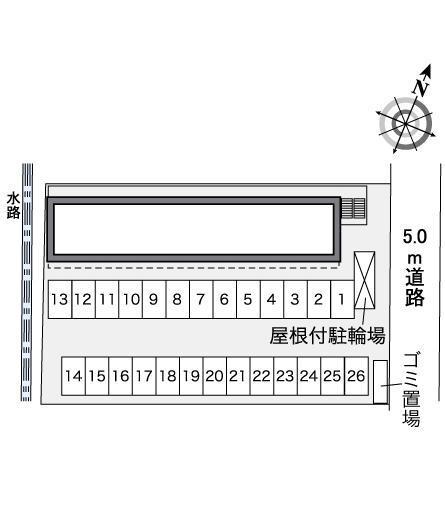 雅風(35467)の駐車配置図