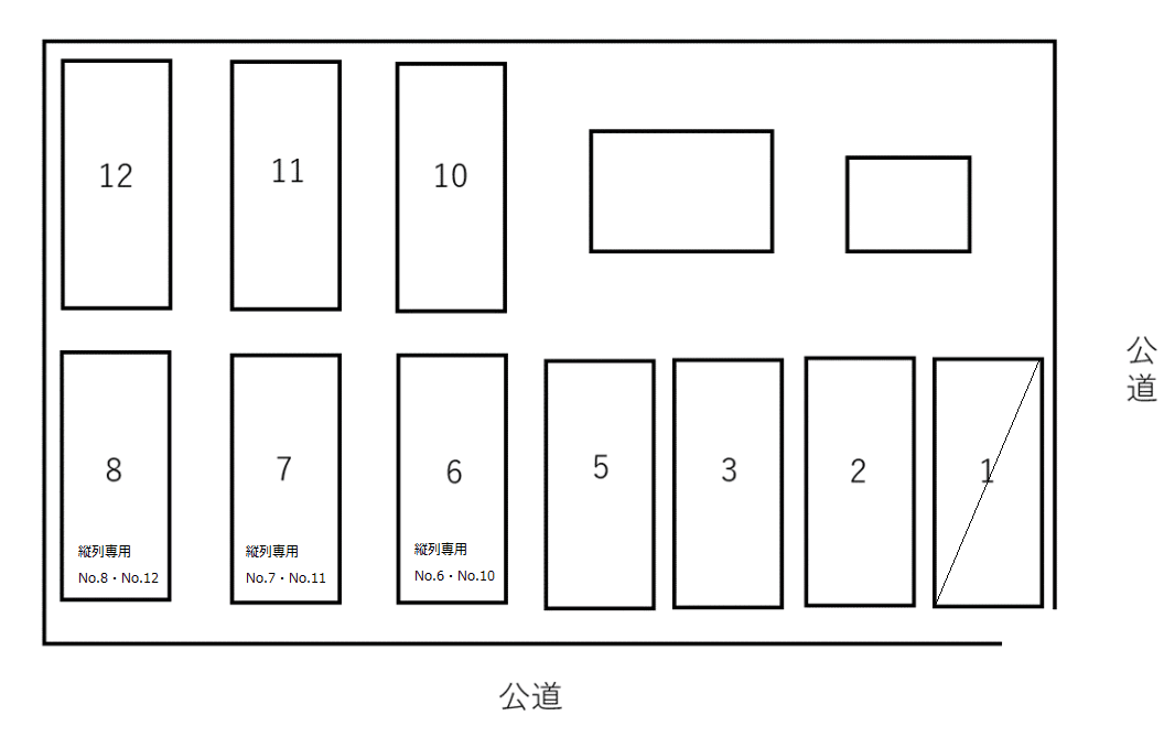 ４の駐車配置図