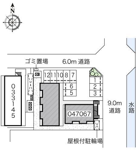 パナメーラＫ(47067)の駐車配置図