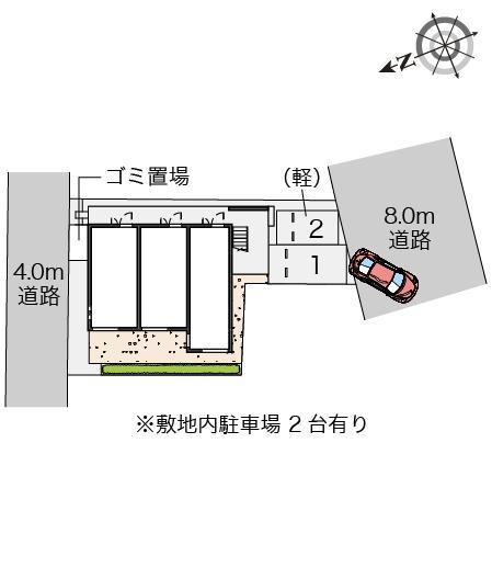 クレイノ幸(55958)の駐車配置図