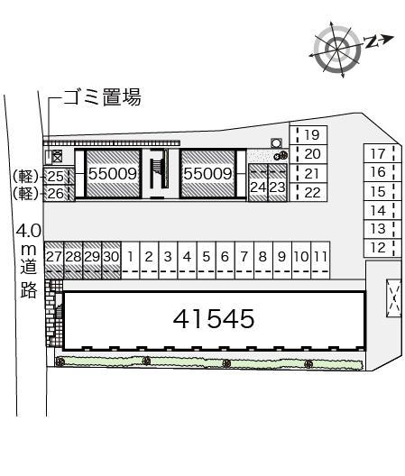 ＣＡＳＡＫＡＮＡ(55009)の駐車配置図