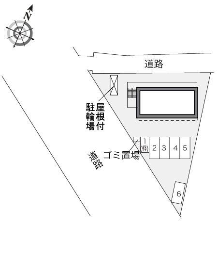 サニーハイツ　アオキ(31430)の駐車配置図