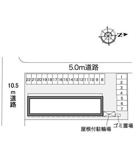 梨の木(36861)の駐車配置図