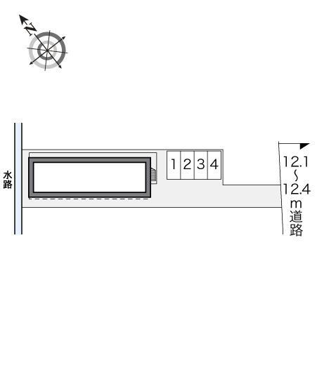 阿弥陀(23357)の駐車配置図