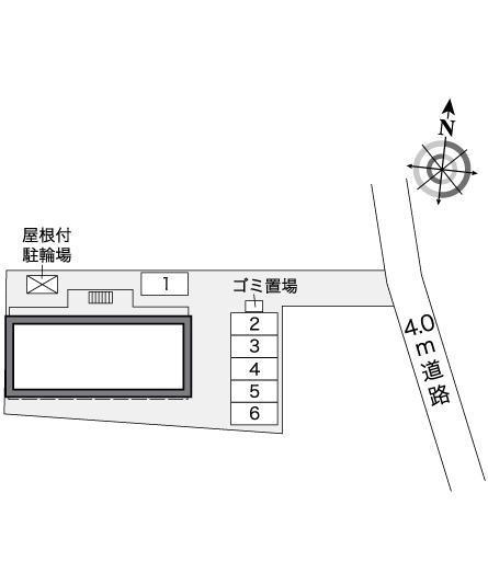 サンシャイン尾道(25423)の駐車配置図