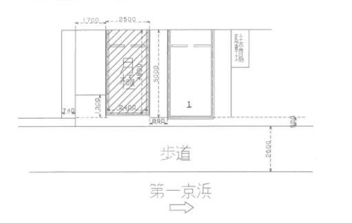 ﾃﾞｭｵ・ｽｶｰﾗ品川大井駐車場の駐車配置図