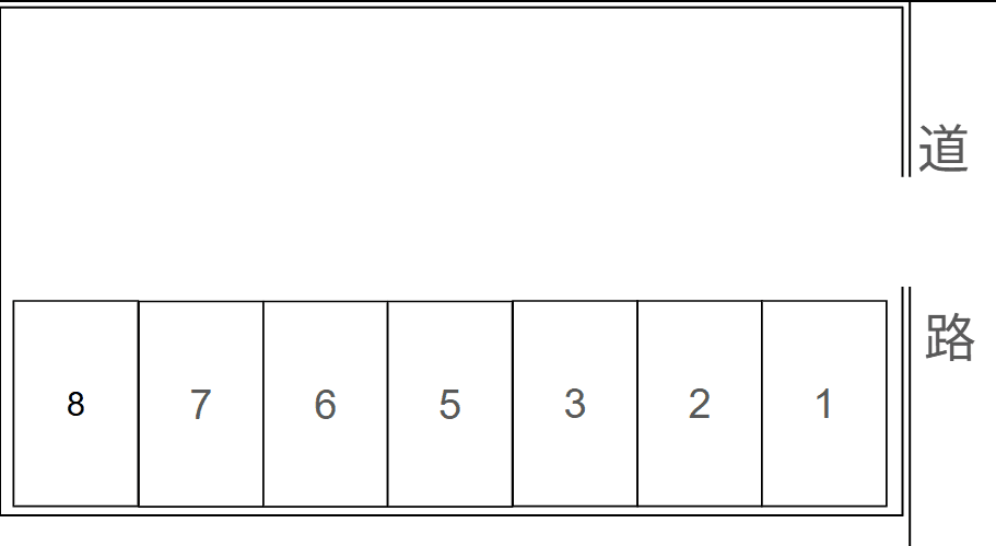 一色駐車場の駐車配置図