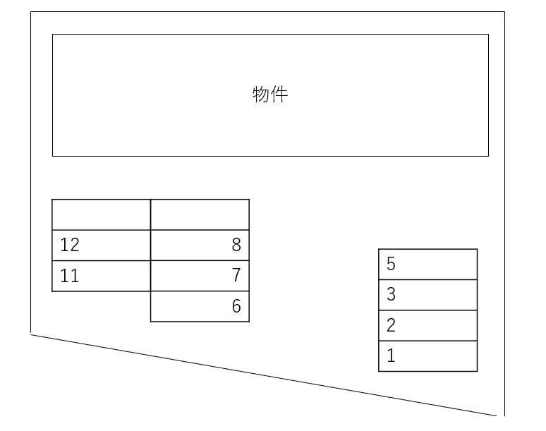 Ｃｏｎｆｏｒｔの駐車配置図
