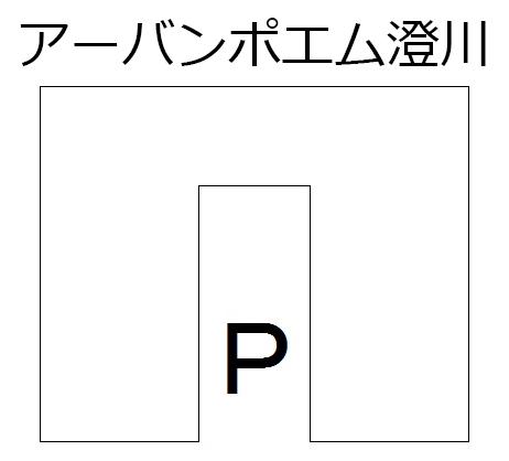 アーバンポエム澄川の駐車配置図