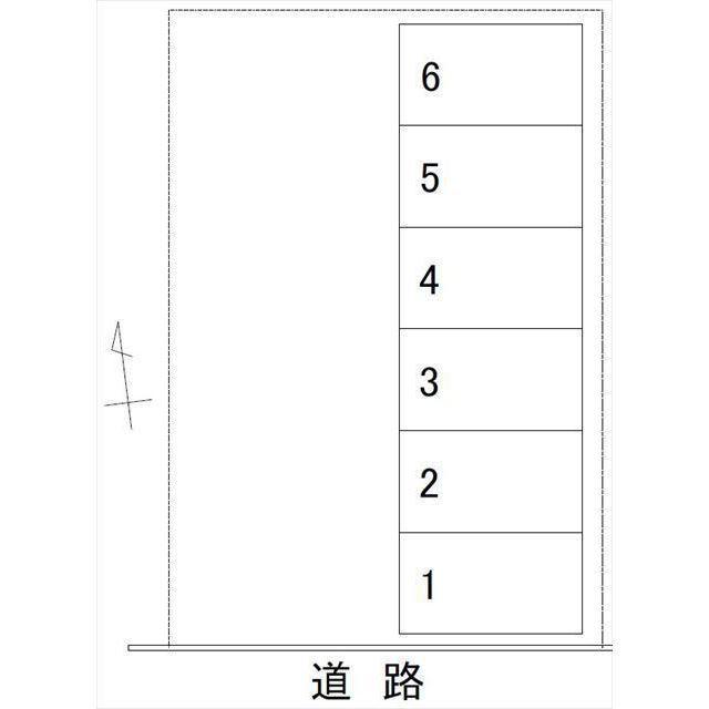 しじま台2丁目Oパーキングの駐車配置図