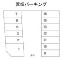 荒畑パーキングの駐車場