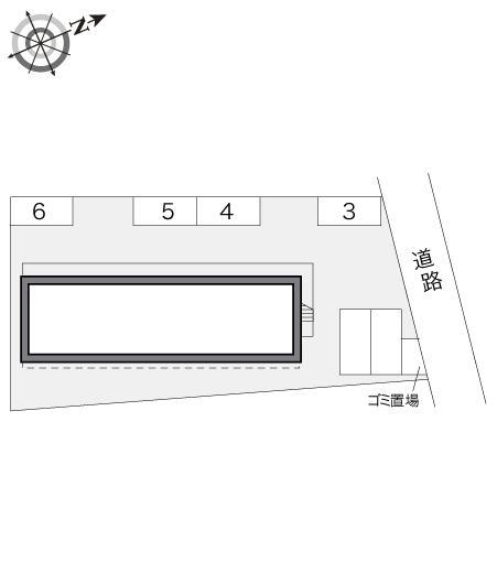 新橋(17124)の駐車配置図