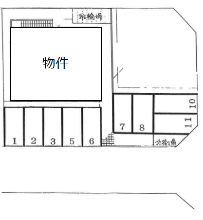 ＭＥＫＳＴ－１の駐車配置図