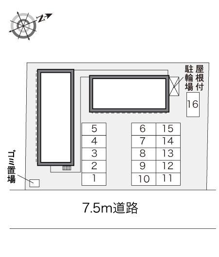 ヴィオレ(28308)の駐車配置図