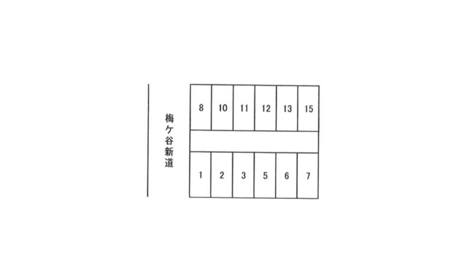 1242駐車場の駐車配置図