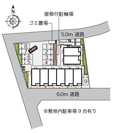 ＥＡＳＴⅡ(55205)の駐車配置図