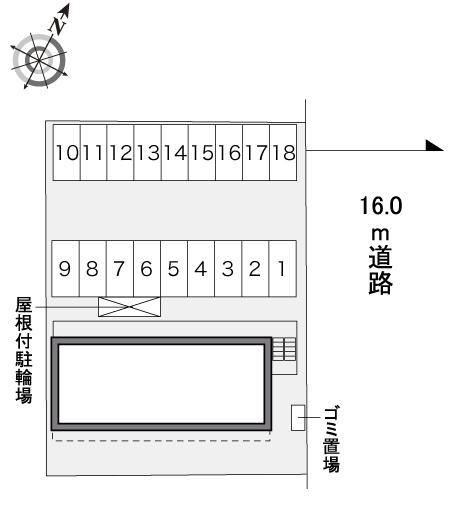 ファミリアＭＲＫ(34818)の駐車配置図