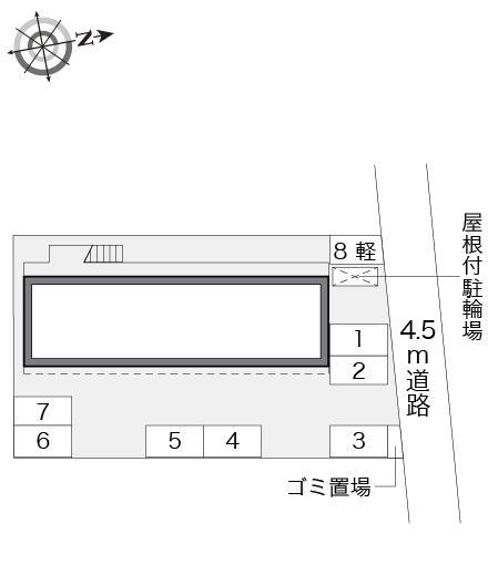 中島(11192)の駐車配置図