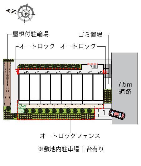 クレイノデュランタ(57607)の駐車配置図