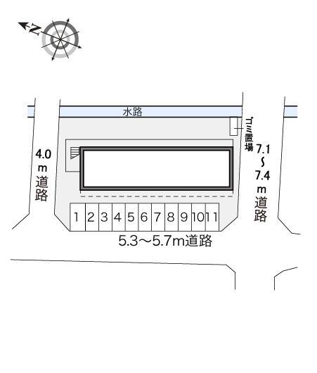 ＡＩＫＥＩ(21357)の駐車配置図