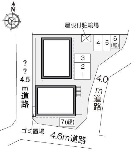 田隈(31023)の駐車配置図