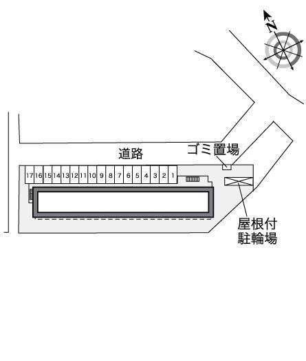 中野５１(35897)の駐車配置図