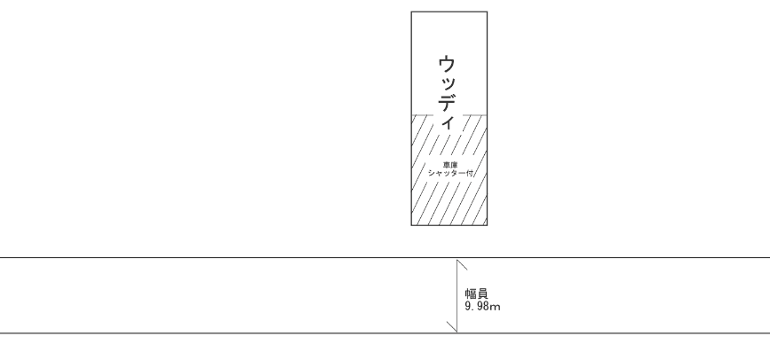 ウッディの駐車配置図