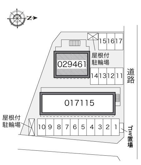 八日市Ⅱ(29461)の駐車配置図