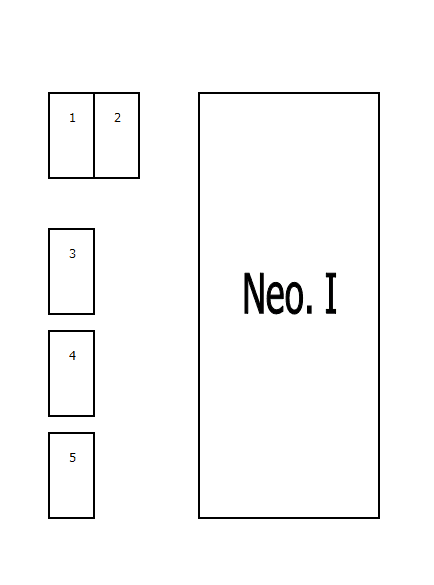ＮＥＯ.Ⅰの駐車配置図
